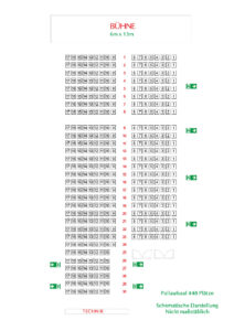 Saalplan - max. Bestuhlung